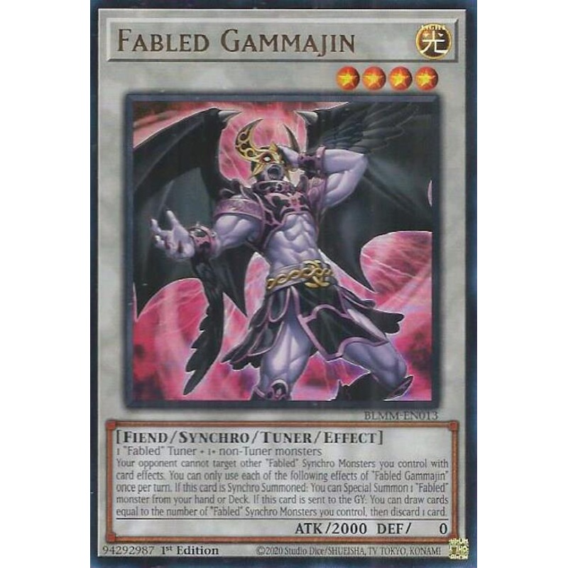 Fabled Gammajin [BLMM-EN013] Ultra Rare