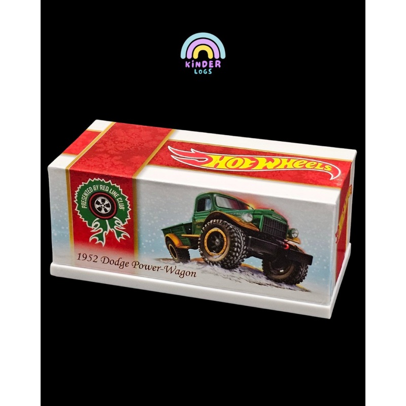 RLC Hot Wheels 1982 Dodge Power Wagon (Holiday Car)