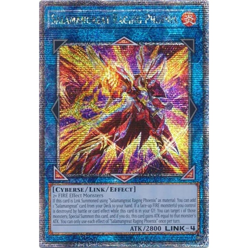 Salamangreat Raging Phoenix [RA04-EN083] Quarter Century Secret Rare