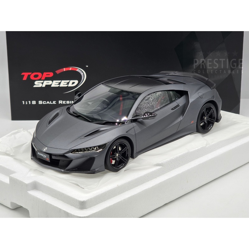 Top Speed 2022 Honda NSX Type S Gotham Grey Matte TS0425 1:18 – New