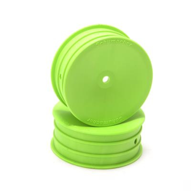 1/10th 2WD Front Wheel Green 1pr