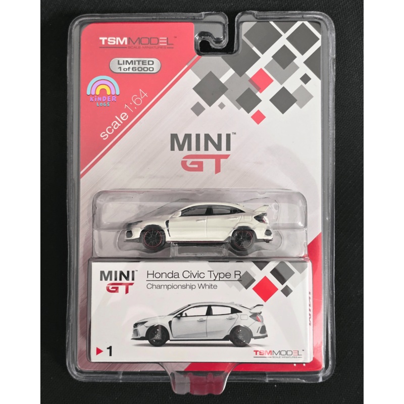 Mini GT Honda Civic Type R – Championship White (Rare Mini GT Model)