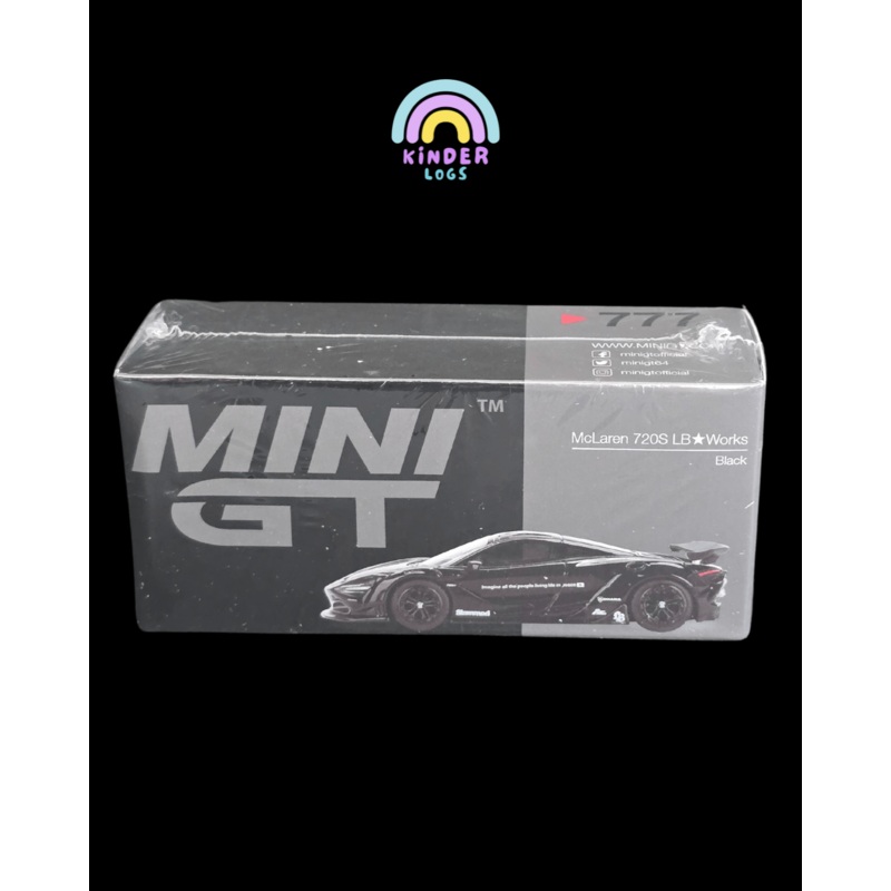 Mini GT McLaren 720S LB Works – Black (Sealed Box)