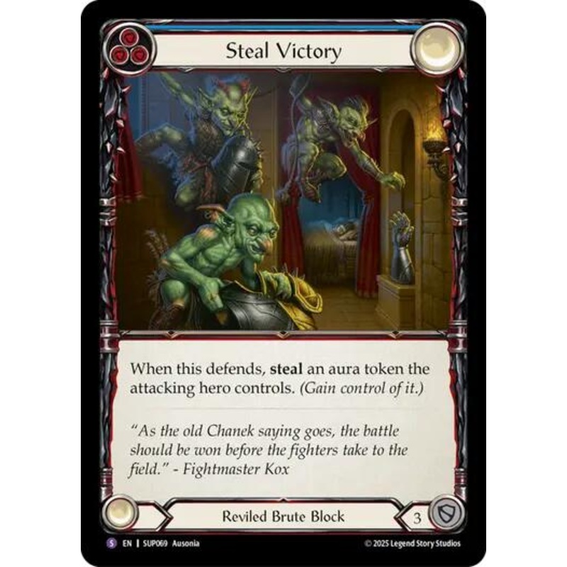 Steal Victory [SUP069] (Super Slam)  Rainbow Foil