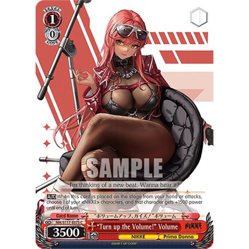 Turn up the Volume! Volume (NIK/S117-E075 C) [GODDESS OF VICTORY: NIKKE]