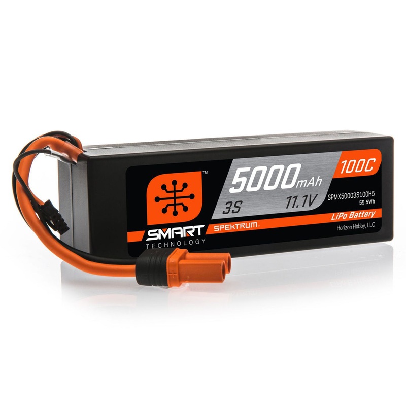 5000mah 3S 11.1V 100C Smart Hard Case Lipo Battery with IC5