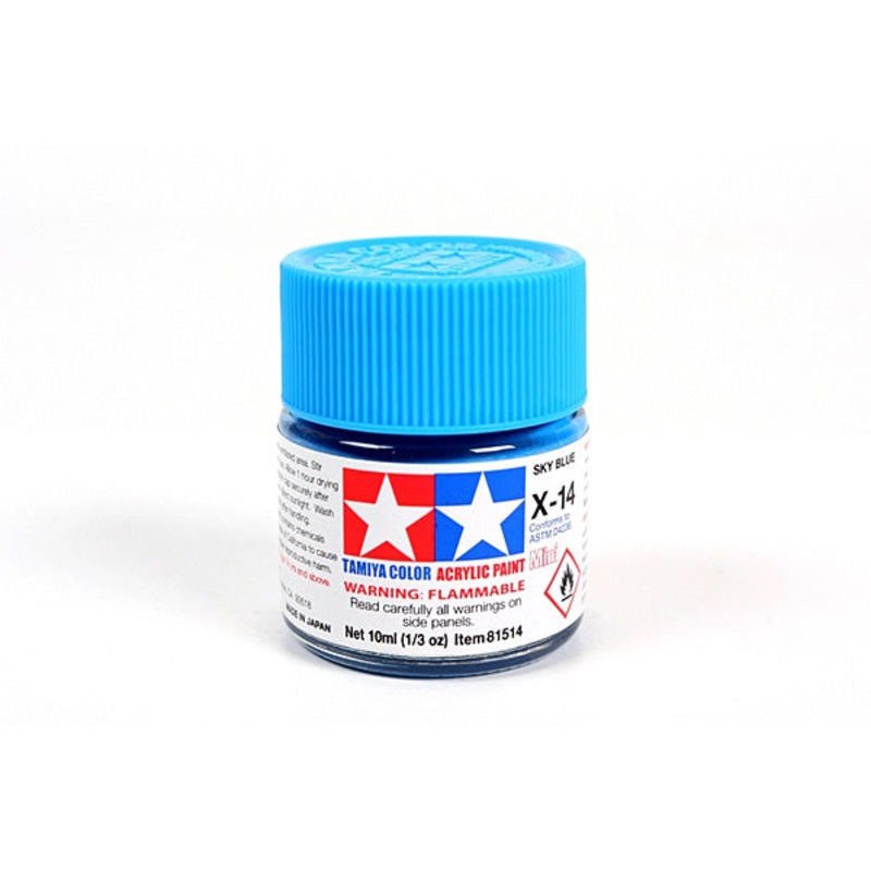 Acrylic Mini X-14 Sky Blue Paint
