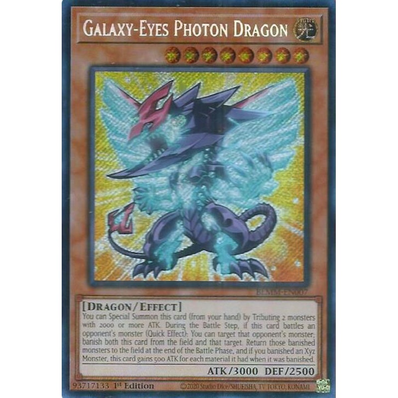 Galaxy-Eyes Photon Dragon [BLMM-EN007] Secret Rare