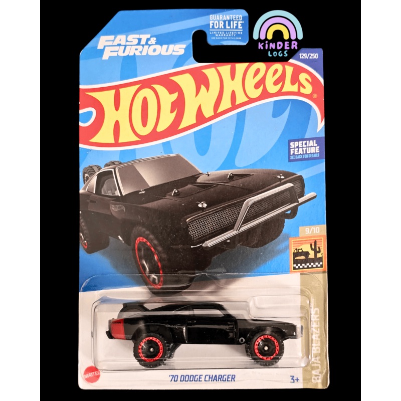 Hot Wheels 1970 Dodge Charger – Fast And Furious (Special Feature)