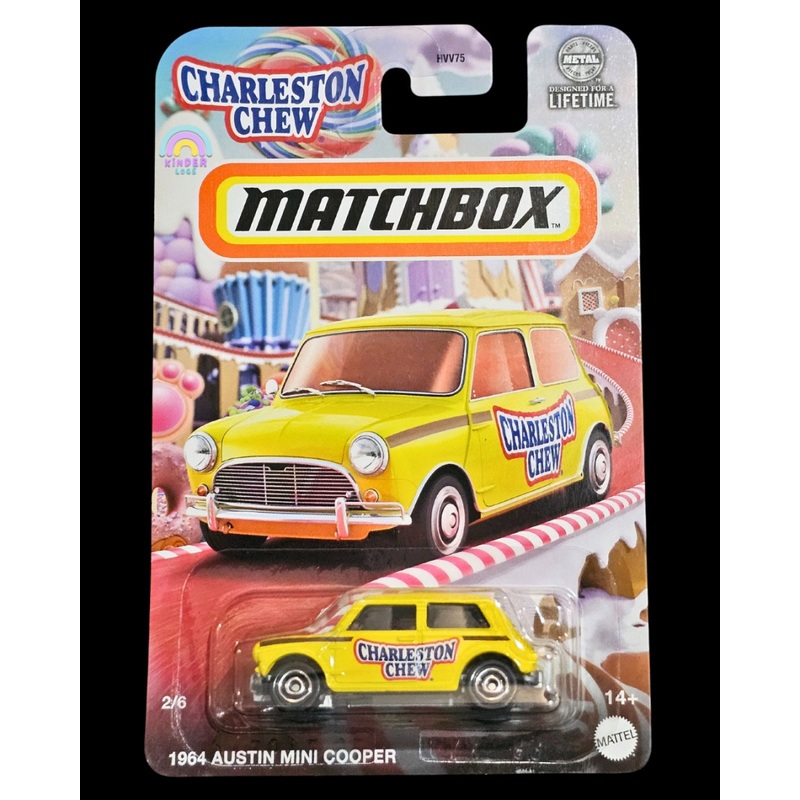 Matchbox 1964 Austin Mini Cooper Charleston Chew Edition (Imported)