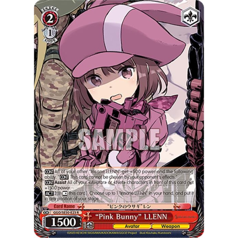 Pink Bunny LLENN (GGO/SE50-E23 R) [SAO AlternativeGun Gale Online2 Premium Booster]