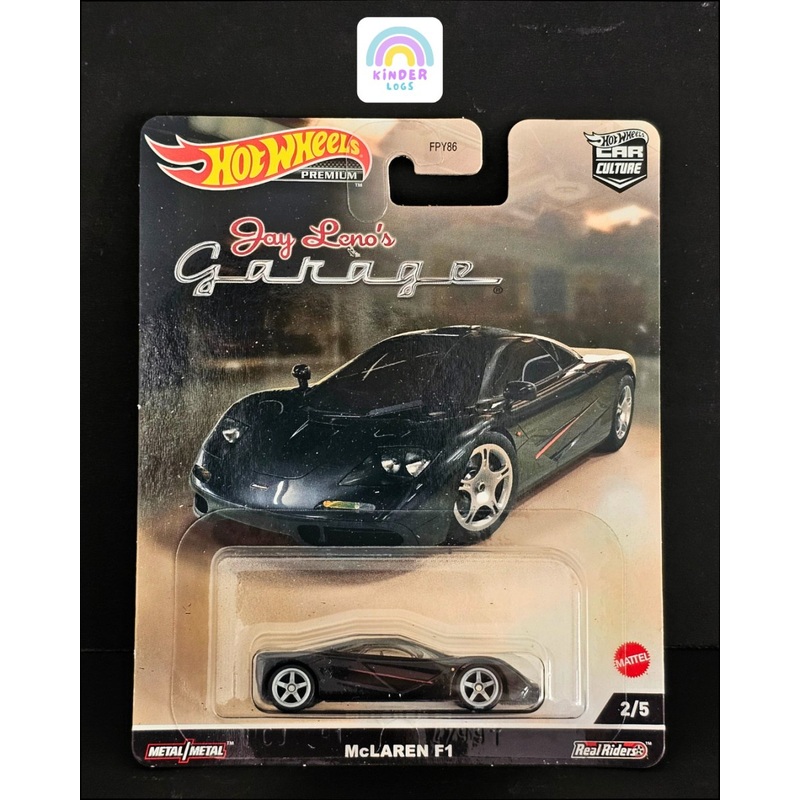 Premium Hot Wheels McLaren F1 – Jay Leno’s Garage (Imported)
