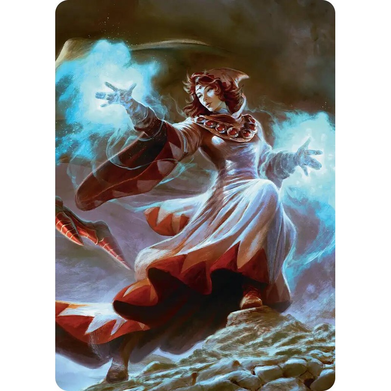 The Destined White Mage Scene Art Card [FINAL FANTASY Art Series]