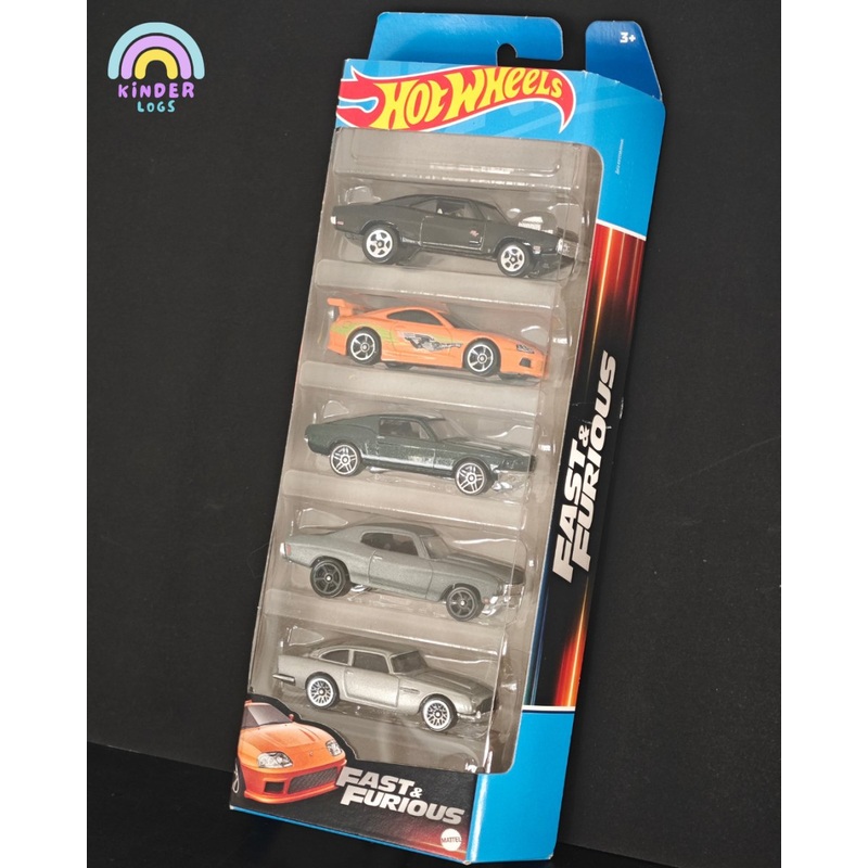 Hot Wheels Fast And Furious 5 Cars Pack (2023 Sealed Box)