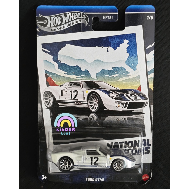Hot Wheels Ford GT40 – National Icons (Imported)
