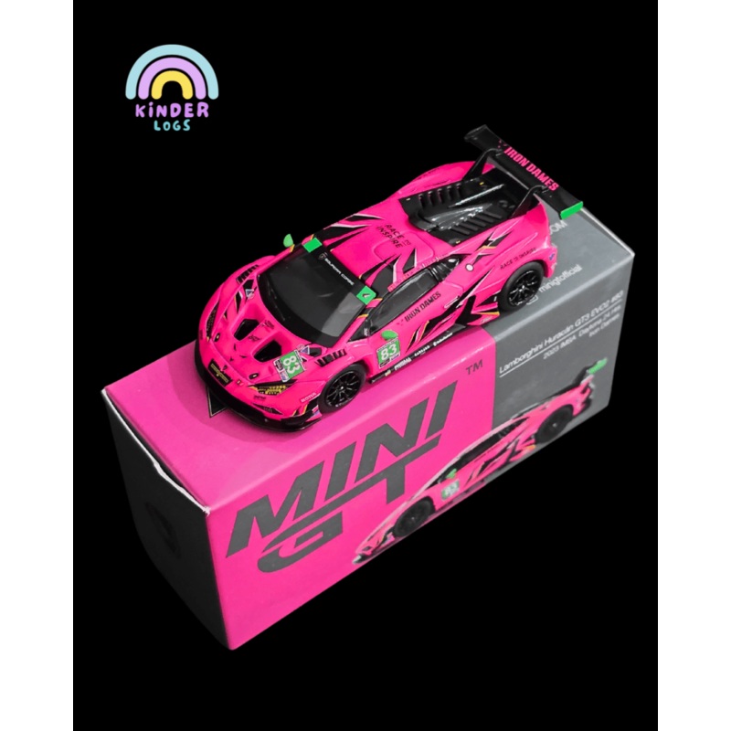 Mini GT Lamborghini Huracn GT3 EVO2 #83 – Pink (Open Box)