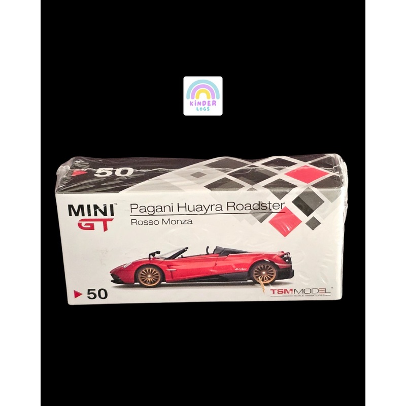 Mini GT Pagani Huayra Roadster Rosso Monza (50) – Sealed Box