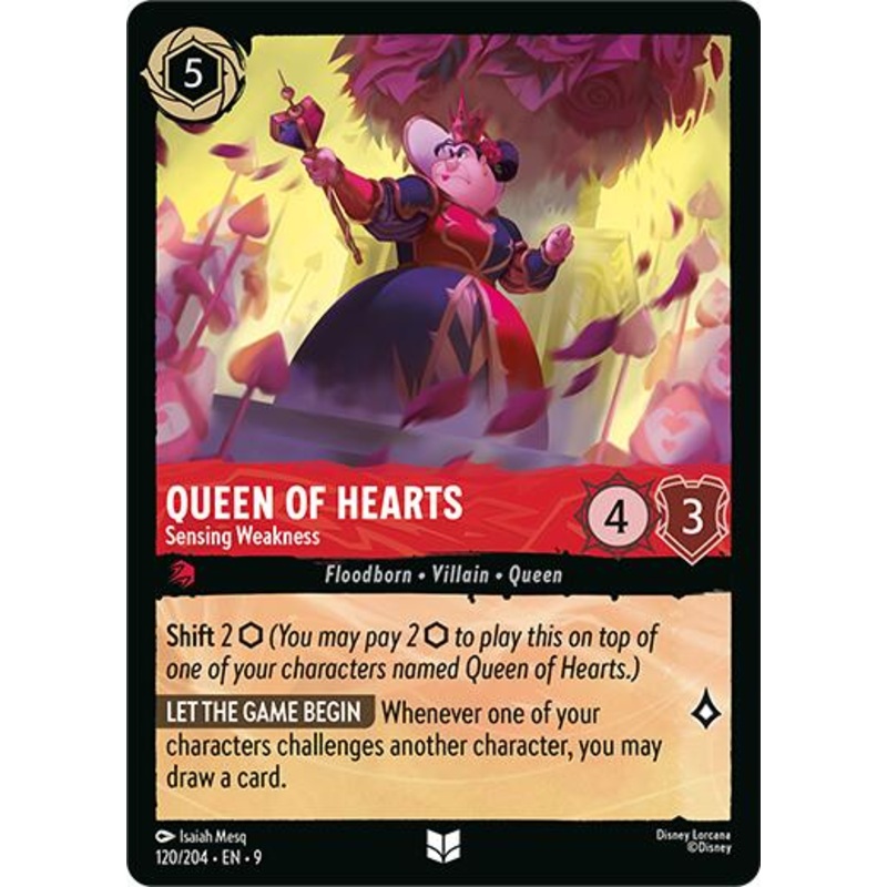 Queen of Hearts – Sensing Weakness (120/204) [Fabled]