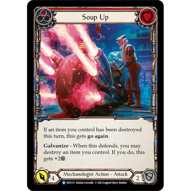 Soup Up (Red) [EVO111] (Bright Lights)  Rainbow Foil