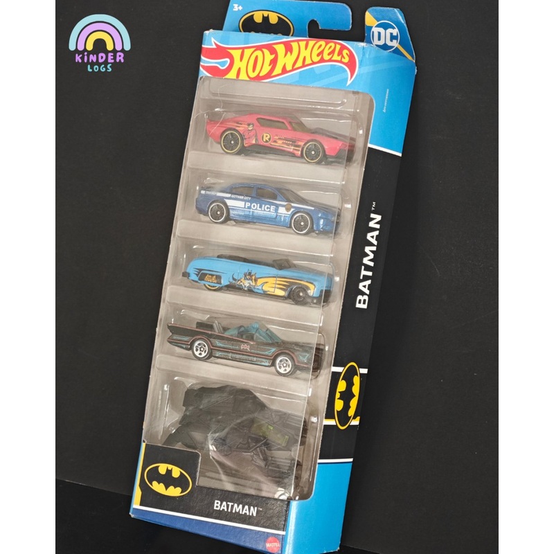 2023 Hot Wheels Batman 5 Cars Pack