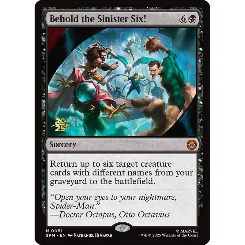 Behold the Sinister Six! [Marvel’s Spider-Man Prerelease Promos]