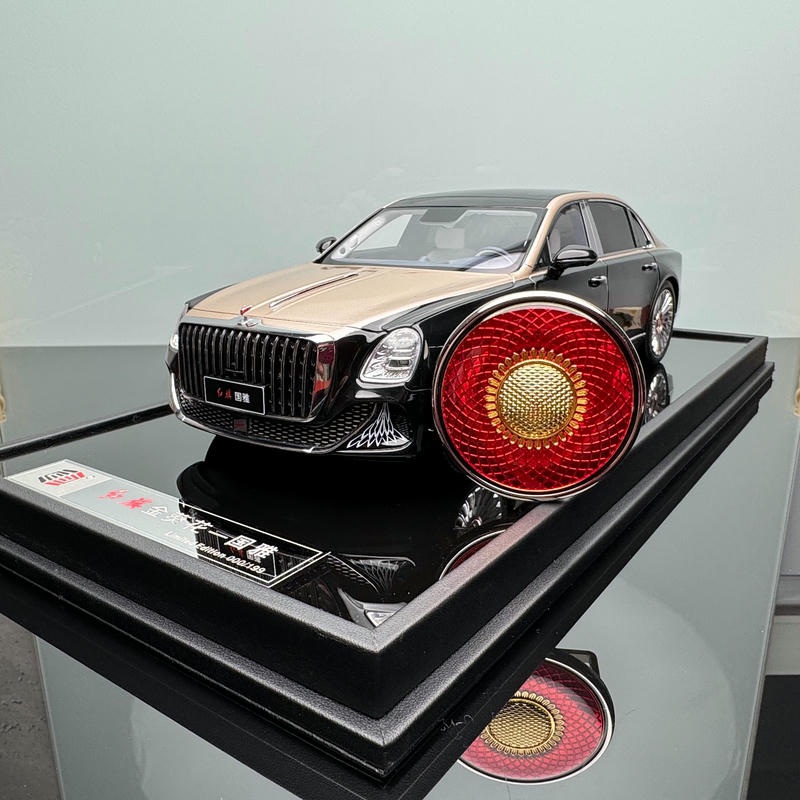 Hongqi Guoya 1:18 Resin Model Car  Black Gold Hardcover Limited Edition (1 of 399)