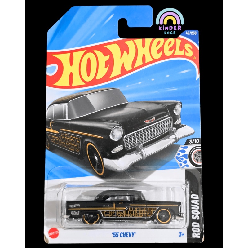 Hot Wheels 1955 Chevy – Black (Imported)