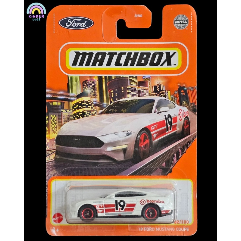 Matchbox 2019 Ford Mustang Coupe Brembo (Imported)