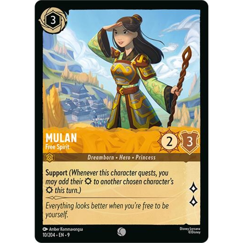 Mulan – Free Spirit (10/204) [Fabled]