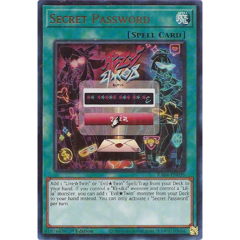 Secret Password [RA04-EN095] Ultra Rare