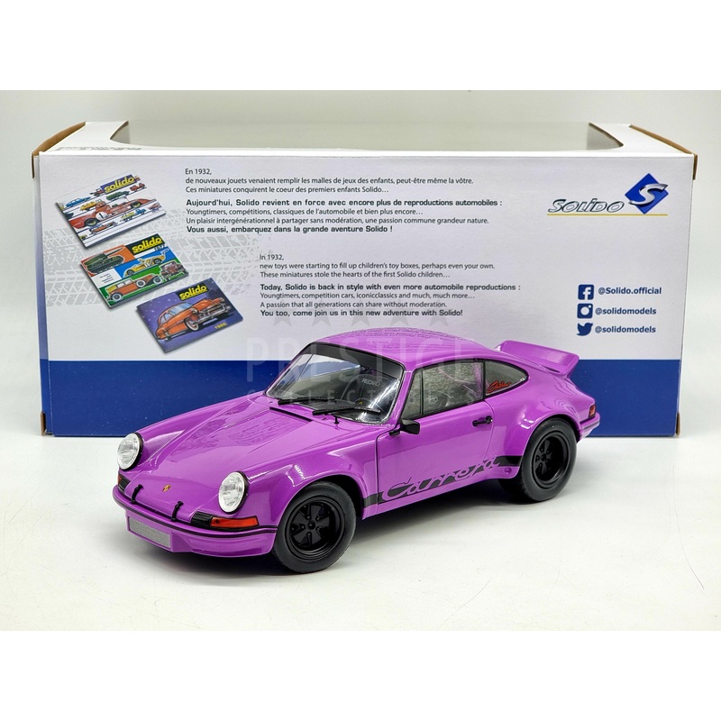 Solido 1973 Porsche 911 Carrera RSR Street Fighter Purple S1801114 1:18 – New