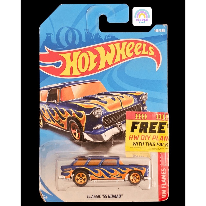 Hot Wheels 1955 Chevrolet Nomad (2018 Card)