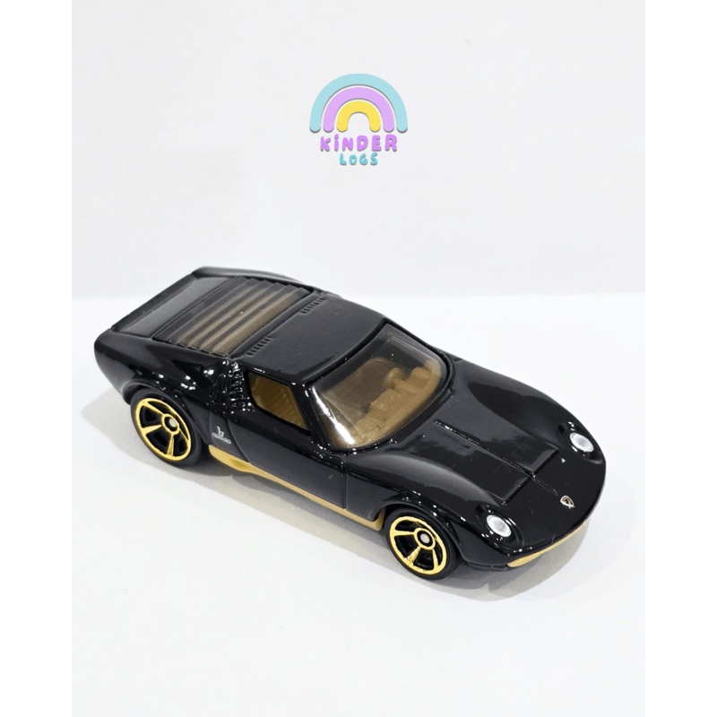 Hot Wheels 1971 Lamborghini Miura P400 SV – Black (Uncarded – New)