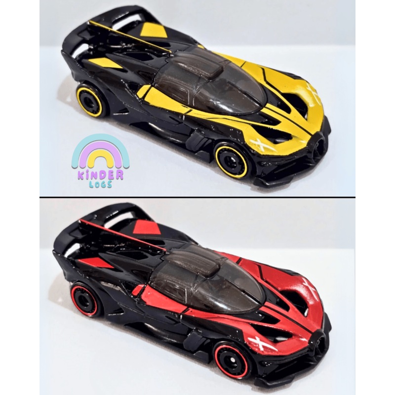 Hot Wheels Bugatti Bolide Combo – Yellow & Red (Uncarded)