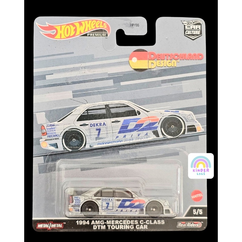 Premium Hot Wheels 1994 AMG Mercedes C-Class DTM Touring Car