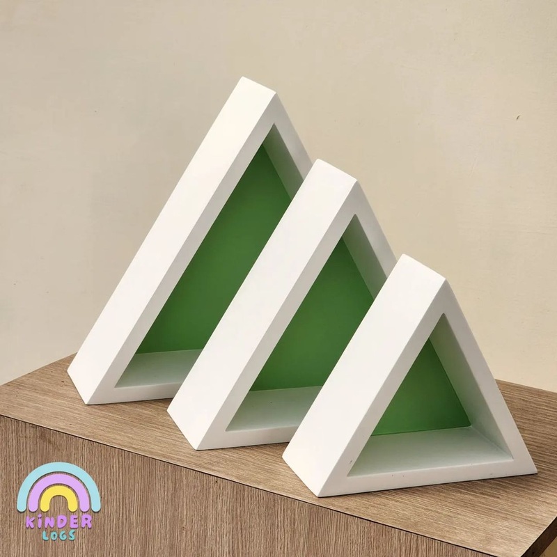 Triangle Wall Decor by  (Set of 3)