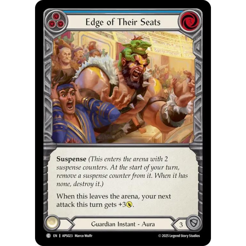 Edge of Their Seats (Blue) [APS023] (Armory Deck: Pleiades)