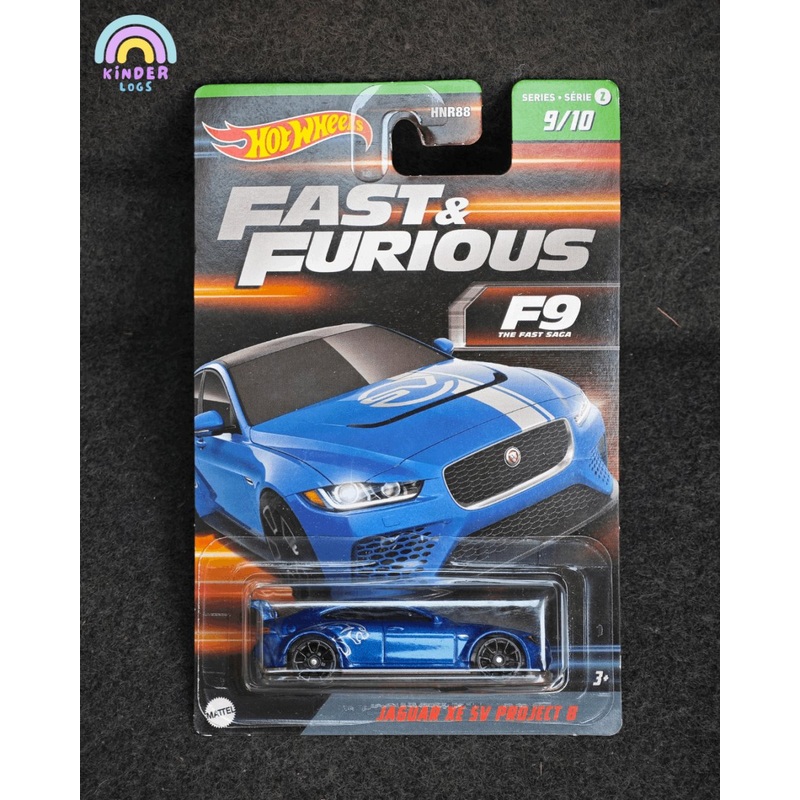Fast And Furious Hot Wheels Jaguar XE SV Project 8 (Carded – 2023 Card)
