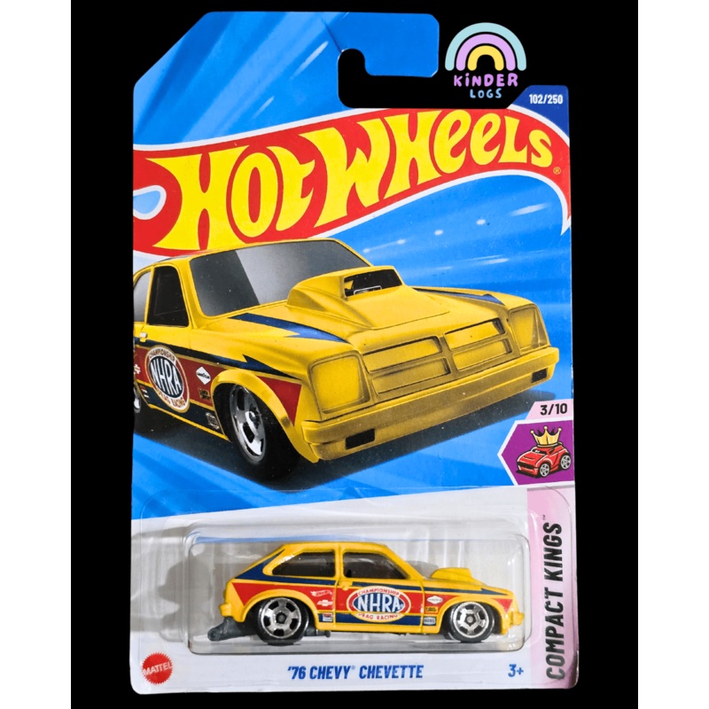Hot Wheels 1976 Chevy Chevette – Yellow (Imported)
