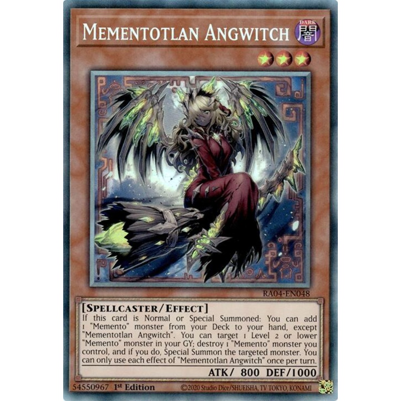 Mementotlan Angwitch [RA04-EN048] Prismatic Collector’s Rare