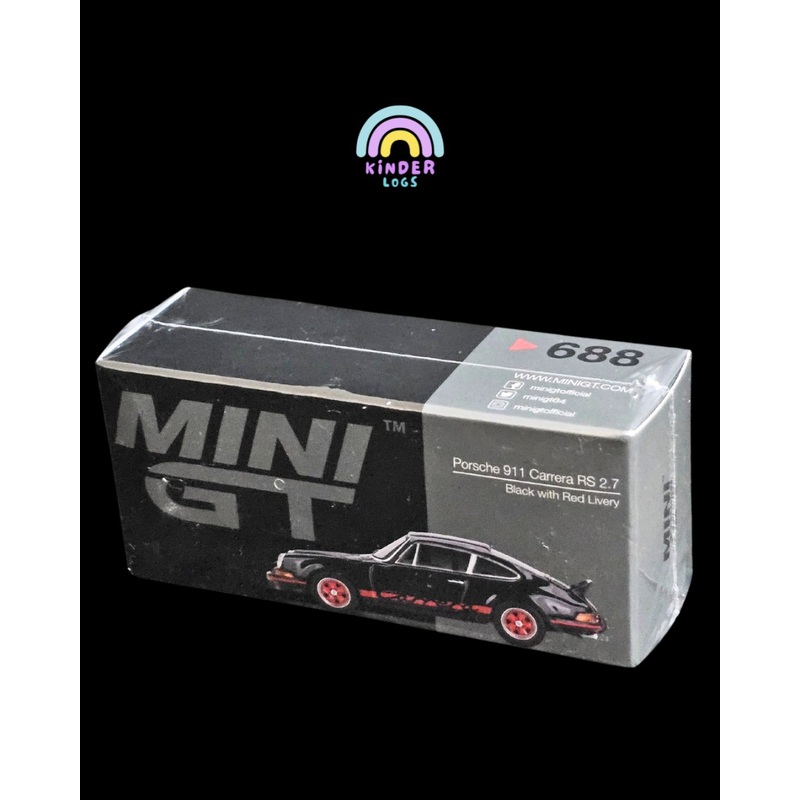 Mini GT Porsche 911 Carrera RS 2.7 (Black) – Sealed Box