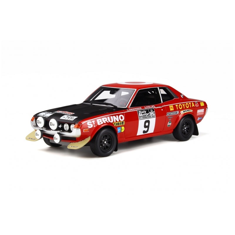 Ottomobile 1973 Toyota Celica 1600 GT TA22 RAC 1:18 Scale Model Car – Brand New