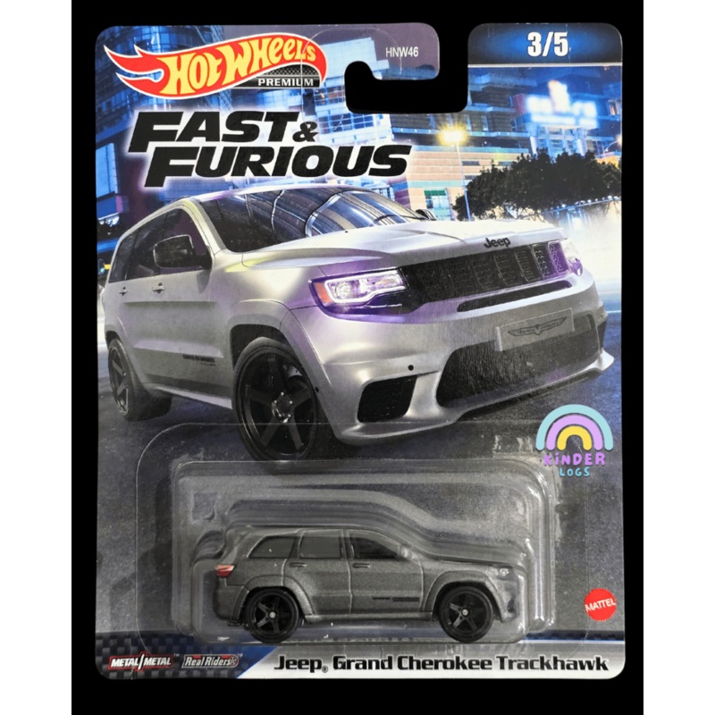 Premium Hot Wheels Jeep Grand Cherokee Track hawk – Fast And Furious (Imported)