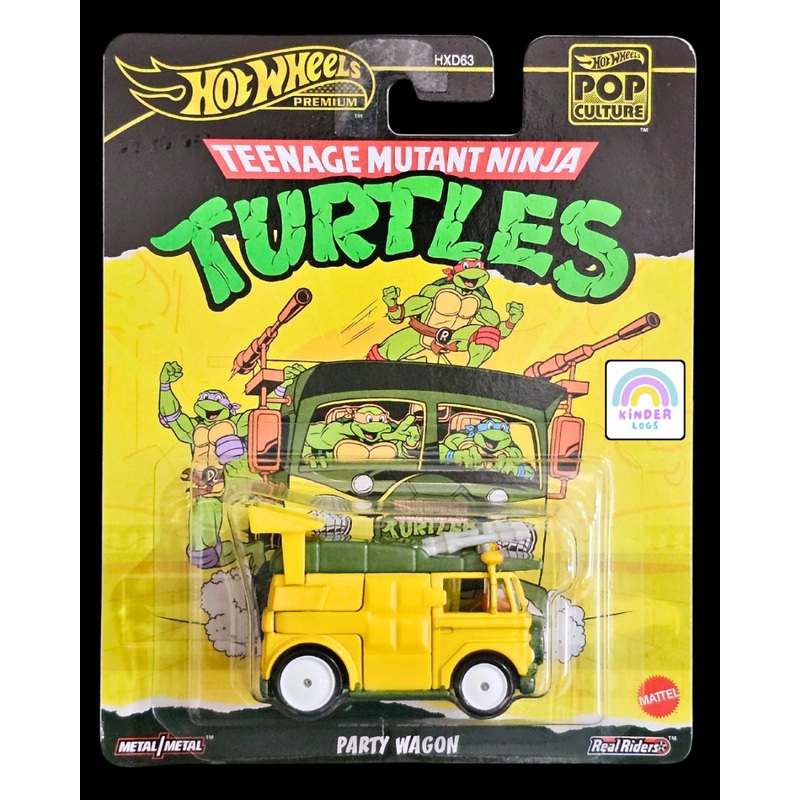 Premium Hot Wheels Teenage Mutant Ninja Turtles Party Wagon