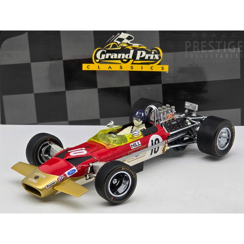Exoto 1968 Lotus Ford Type 49B #10 Graham Hill U.S Grand Prix World Champ 1:18 – NOS