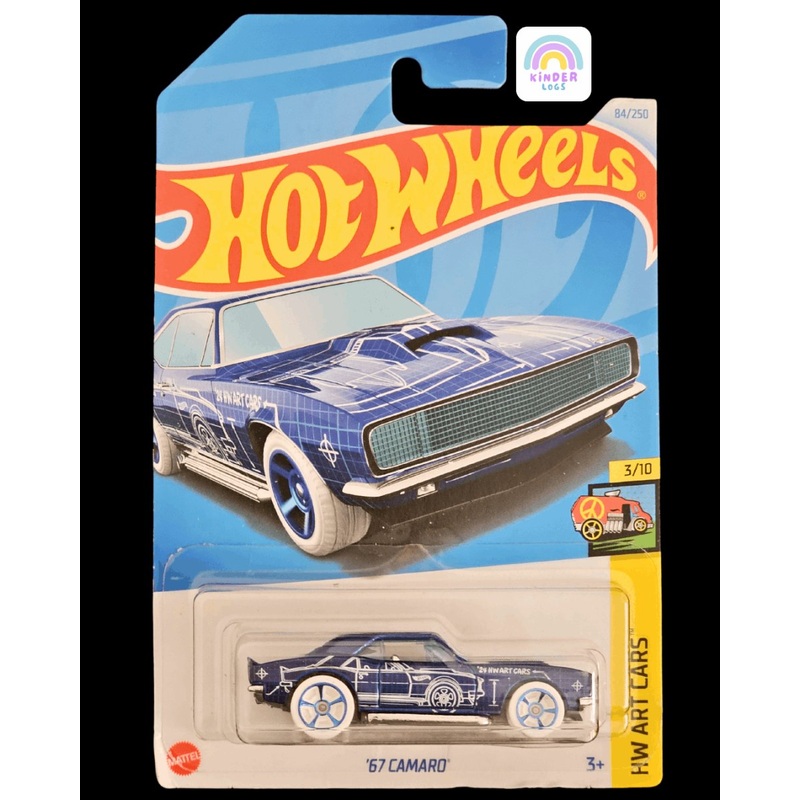 Hot Wheels 1967 Chevrolet Camaro – Blue (Imported)