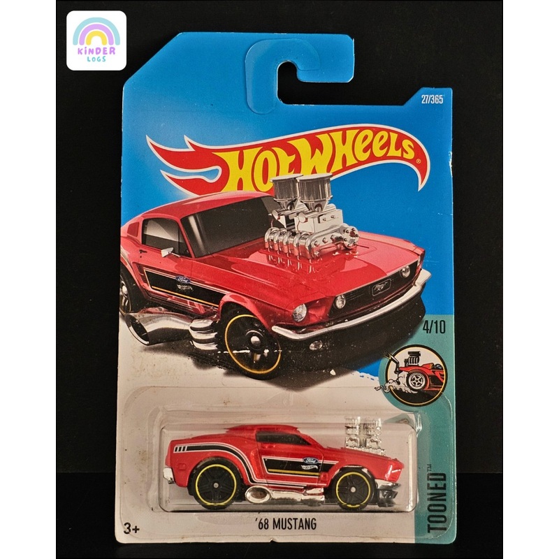 Tooned Hot Wheels 1968 Ford Mustang