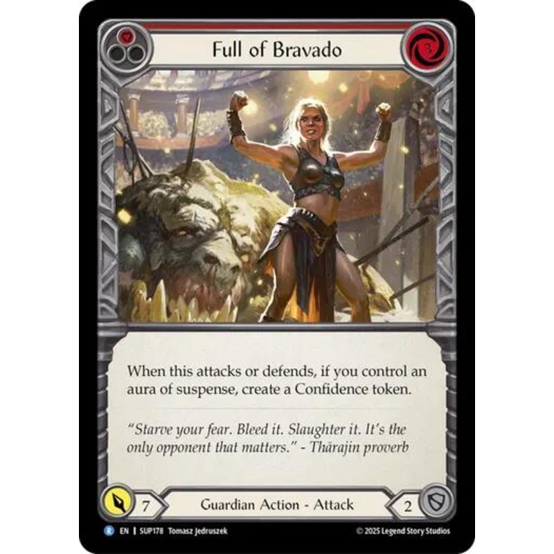 Full of Bravado (Red) [SUP178] (Super Slam)