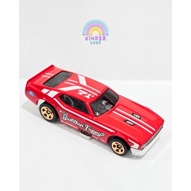 Hot Wheels 71 Mustang Funny Car – Red (Uncarded – New)