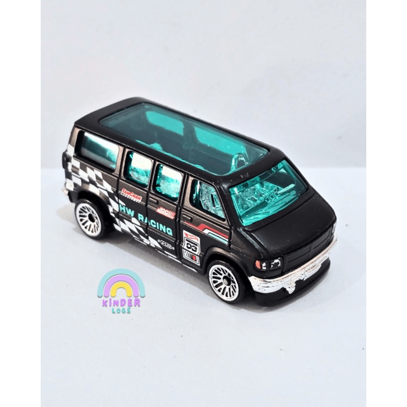Hot Wheels Dodge Van – Black (Uncarded – New)
